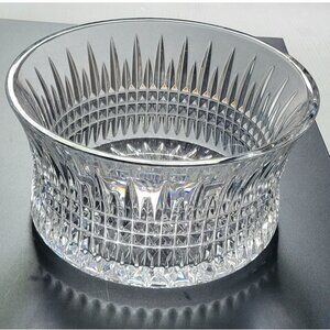 Waterford Lismore Diamond 💎 Cut Crystal Bowl 8" x4.5" Tall Large Dish ~ Mint !